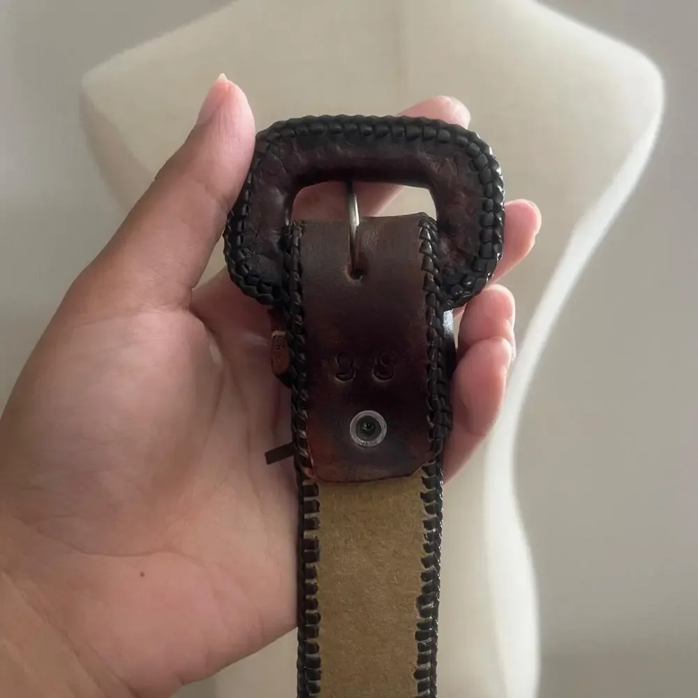 Guatemala leather belt size 38